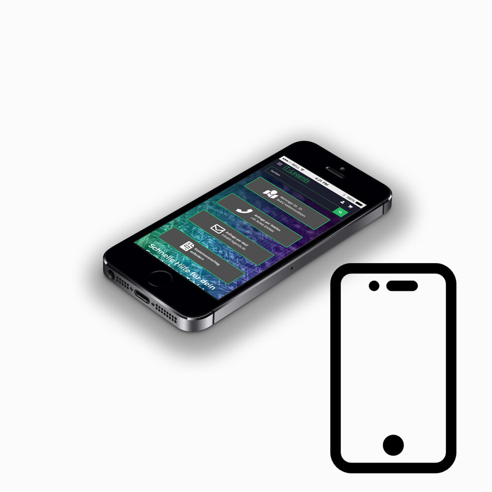 iPhone 7 LCD Display Glas Touch Austausch Komplette Displayeinheit Reparatur